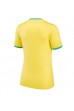 Brazilië Voetbaltruitje Thuis tenue Dames WK 2022 Korte Mouw